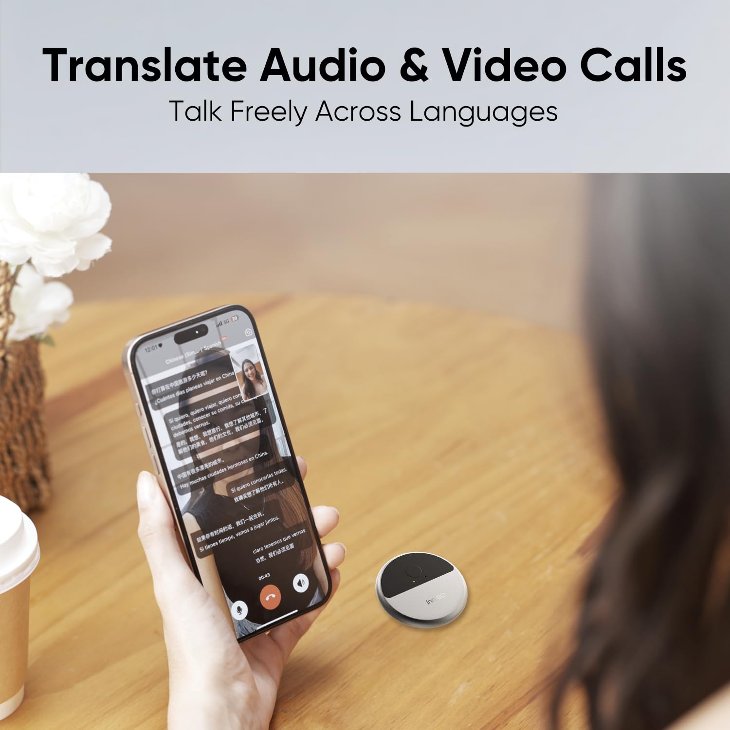 Amazon.com : InnAIO T10 Translator Device Bundle（2 Color）, Ultra